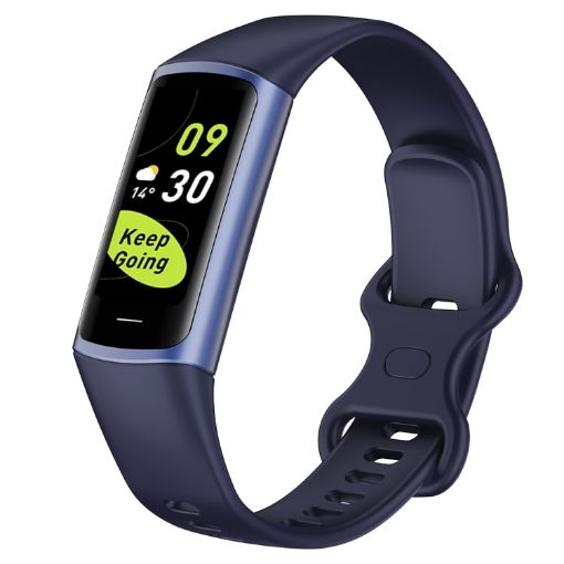 C68L Dark Blue Waterproof IP67 Smart Fitness Tracker Bracelet - 1