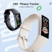 C80 Wine Red Waterproof Smart Bracelet Fitness Tracker IP67 - 3