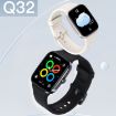 Wine Red Q32 Smart Bracelet: IP67 Waterproof, Bluetooth Call Fitness Tracker - 3