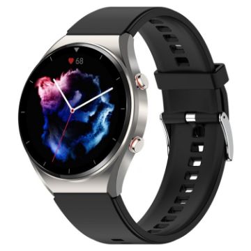 E09 Pro Smart Watch, 1.32'' Color Screen, Bluetooth Call & ECG (Silver) - 1