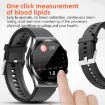 E09 Pro Smart Watch, 1.32'' Color Screen, Bluetooth Call & ECG (Silver) - 5
