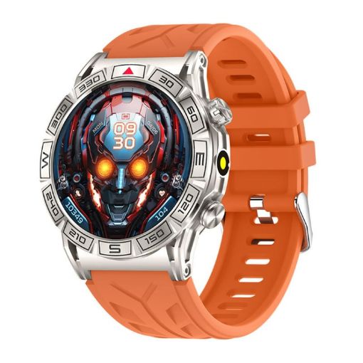 KC80 1.43" Smart Watch, AI Voice & Bluetooth Call, Orange - 1
