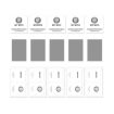 Nokia G400 5pcs ENKAY 9H Tempered Glass High Arc Edge Film - 6
