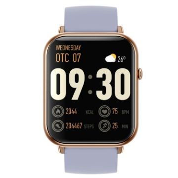 Q19 Max 2.1" HD Waterproof Sports Business Smart Watch (Purple) - 1
