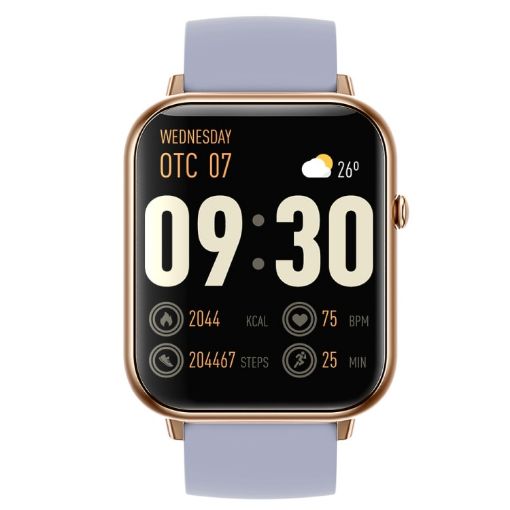 Q19 Max 2.1" HD Waterproof Sports Business Smart Watch (Purple) - 1