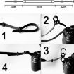Canvas Camera Strap with Quick Release Buckles for DSLR/SLR - 6