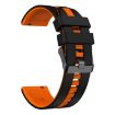 Amazfit Bip 5 22mm Black+Orange Sports Silicone Watch Band - 2