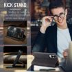 Galaxy S25 Edge 5G CaseMe 013 Leather Flip Case (Black) - 6