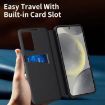 Galaxy A56 5G Smart View Leather Case with Card Slot (Black) - 6