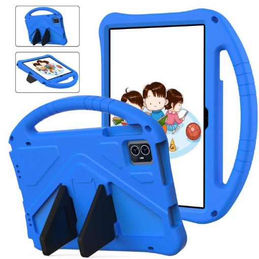 onn. 10.1 Tablet Gen 4 EVA Shockproof Case with Holder (Blue) - 1