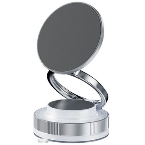 T28 Multifunctional Car & Desktop Phone Holder with Suction (White) - 1