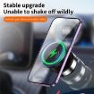 X9C Wireless Charging Magnetic Car Phone Holder (Black) - 4