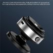 X9C Wireless Charging Magnetic Car Phone Holder (Black) - 6