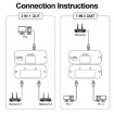 HW7 2.5G/5G Ethernet Bidirectional 2 In 1 Out RJ45 Network Switch - 4