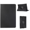 Samsung Galaxy Tab A9 Litchi Leather 360 Rotation Case (Black) - 1