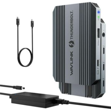 WAVLINK UTD49T Thunderbolt 4 Hub 100W PD USB-A Adapter (AU Plug) - 1