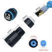 JUNSUNMAY IP68 Waterproof Pure Copper Gigabit Ethernet Coupler RJ45 - 2