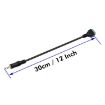 JUNSUNMAY 30cm 3.5mm Male to 3 Pin Stereo Audio Terminal Cable - 3