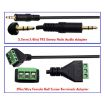 JUNSUNMAY 30cm 3.5mm Male to 3 Pin Stereo Audio Terminal Cable - 4