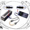 JUNSUNMAY 30cm 3.5mm Male to 3 Pin Stereo Audio Terminal Cable - 6