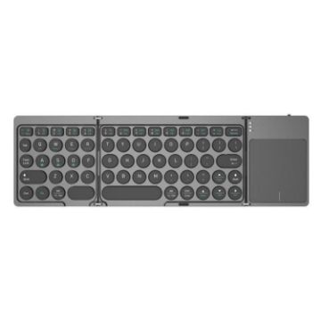 KF86 MAX Foldable Wireless Keyboard with Touchpad Bluetooth-Compatible - 1