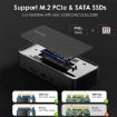 WAVLINK UMD23M 13-in-1 USB-C Hub with M.2 PCIe/SATA SSD Enclosure - 2