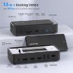 WAVLINK UMD23M 13-in-1 USB-C Hub with M.2 PCIe/SATA SSD Enclosure - 4