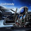 SD02 Car Phone Mount 15W Wireless Charger with Ambient Light - 2