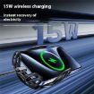 SD02 Car Phone Mount 15W Wireless Charger with Ambient Light - 4