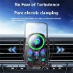 Silver SD02 15W Universal Car Phone Holder with Ambient Light - 6