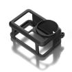 DJI Action 5/4/3 Silicone Shockproof Case with Lens Cap (Black) - 1