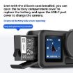 DJI Action 5/4/3 Silicone Shockproof Case with Lens Cap (Black) - 5