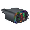 Y10 Car Charger FM Transmitter with Bluetooth MP3 & Retractable C+iP Cable - 2