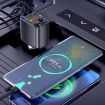 Y10 Car Charger FM Transmitter with Bluetooth MP3 & Retractable C+iP Cable - 3