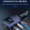 BC99 Retractable Cable FM Transmitter & PD 65W Car Charger - 6