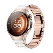Huawei Watch 5 42mm Ceramic Metal Band, Butterfly Buckle, Rose White - 1