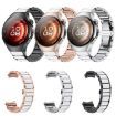 Huawei Watch 5 42mm Ceramic Metal Band, Butterfly Buckle, Rose White - 3