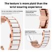 Huawei Watch 5 42mm Ceramic Metal Band, Butterfly Buckle, Rose White - 6