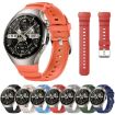Huawei Watch 5 46mm Silicone Band with Metal Pin Buckle Blue - 2