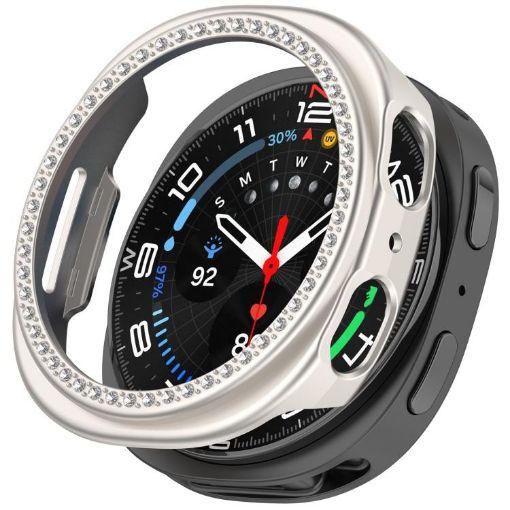 Galaxy Watch 8 40mm Diamond Half Coverage Hollow Case (Frosted) - 1