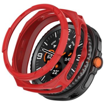 Samsung Galaxy Watch 8 Classic/Ultra 2 TPU Case, Red Armor Protector - 1