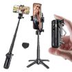 Jmary MT-18 Wireless Selfie Stick & Tripod with Phone Holder (Black) - 1