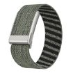 WHOOP 5.0 ECG Nylon Watch Band, Elastic Force Design, Gray Green - 1
