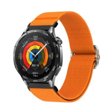 22mm Orange Universal Nylon Drip Elastic Watch Band - 1