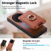 For Honor Magic V3 Twill Fabric Magnetic Phone Case (Brown) - 6