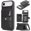 iPhone 17 Air Kalebol Leather MagSafe Case with Card Holder (Black) - 1