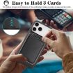 iPhone 17 Pro Kalebol MagSafe Leather Card Case (Black) - 5