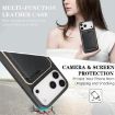 iPhone 17 Pro Kalebol MagSafe Leather Card Case (Black) - 6