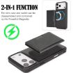 iPhone 17 Pro Max Kalebol MagSafe Card Bag Leather Case (Black) - 3