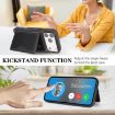 iPhone 17 Pro Max Kalebol MagSafe Card Bag Leather Case (Black) - 5